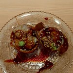 鮨 一幸 - ヤリイカ×ウニ