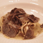 Shin Harada - トリュフとキノコのラグー ソフリットのスパゲッティ