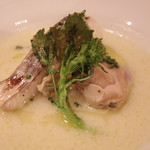 Shin Harada - 寒鰆と地蛤、冬野菜のココット焼き