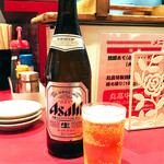 丸高中華そば - ビールはアサヒ！(・∀・)