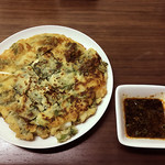 ごっそ - 春菊とシーフードのチヂミ