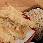 いわもとQ - 天ぷらセット（もりそば）