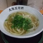 朝打ちうどん　大鶴製麺処 - かけ 並３５０円