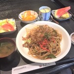 都 石亭 - 焼うどん定食