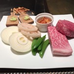 但馬牛フィレ&サーロインと焼野菜