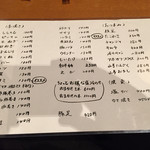 隆 - メニューです。
