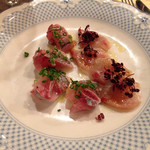 らんぷ亭 - カルパッチョ 鯵 鰆