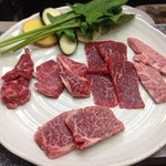 みょうが屋 - 宮崎牛の赤身盛り