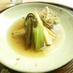 懐石料理 桝田 - メバルと筍の煮物