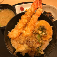 神田明神下 みやび 本店 - 特大海老天丼 1500円