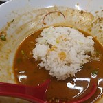 拉麺一匠 DEAD OR ALIVE - 〆に粉チーズ半ライス