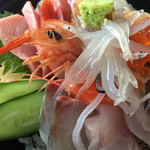 味処 佐とう - 旬だね、白魚♡　ボタン海老も大きい♡