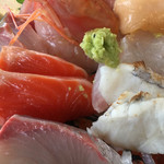 味処 佐とう - 分け入っても分け入っても青い山ならぬ刺身の山。