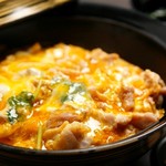 Hinai chicken Oyako-don (Chicken and egg bowl)