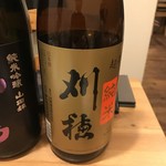 裕の輪 - 秋田の秋田清酒が造る『刈穂』の山廃純米超辛口をいただきました。 確かに辛口（笑）キリッと口の中が覚めるような味わい。思ってたほど酸も強くなく飲みやすいです。