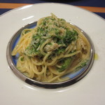 裕の輪 - 渡り蟹とアオサのパスタ