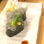 沼津魚がし鮨 本店 - 生しらすの軍艦