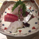 Ginza Sushimasa - くえ、天然本鮪中トロ、〆鯖、生蛸