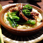 酒坊主 - ホタルイカと菜の花、阿波番茶マッシュ