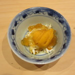 寿司つばさ - 蟹・土佐酢ジュレに雲丹