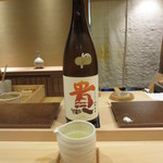 寿司つばさ - 貴、プーチンさんも飲んだらしい宇部の酒