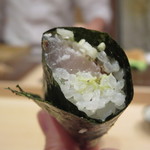 寿司つばさ - 追加で喉黒の巻物