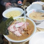 焼肉 はせ川 - ラーメンつけ麺＠９００円2017.03.05