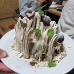 焼肉 はせ川 - モンブラン＠３５０円2017.03.05