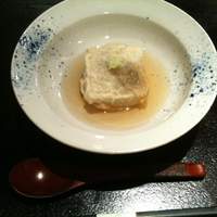 ぎんざ 一二岐 - 自家製の揚げ出し豆腐