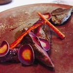 2017.2.  岐阜県・網獲り天然鴨のロースト サルミソース