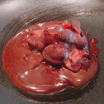 レストラン マノワ - 2017.2.  温かいヴァローナチョコレートといちごの球体