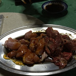 焼肉 はせ川 - チキンとハラミ　これで1人前