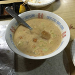 焼肉 はせ川 - つけ麺のウニスープ