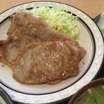 Kashiwaya - 生姜焼きランチ　アッププ