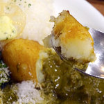 アプランティ - 3月-4月限定メニュー
      特製ほうれん草カレー（ココナッツ風味）930円