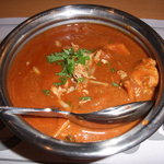 南インド料理 シリ バラジ  - チキンカレーです。