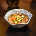 梓川 - ◉なまこ酢
            コリコリの食感とサッパリとした酸味。
