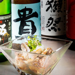 Yamatoya! - 地酒(獺祭)のアサリ酒蒸し