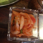 印度料理シタール - ちょっと辛い漬物