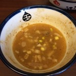 つけめん 玉 - 201703 玉  ★味玉つけめん（中盛無料 ・900円）★つけ割り