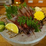 ビストロ割烹 YAOYA - ホタルイカ造り