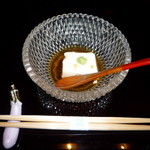 懐石料理 三木 - とうもろこしの胡麻豆腐