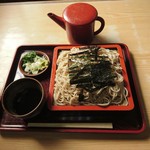 きくや - ざるそば（600円）2017年3月