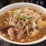 ジロリアン - ここ最近のラーメン小ニンニクダブル 脂多め