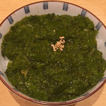 饗 くろ喜 - めかぶ飯（200円／饗 くろ㐂） 2017.3