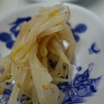 天ぷらのひらお - （2017/1月）サービスのもやしのナムル