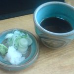 Sobadokoro Matsunoki - 汁＆薬味