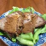 稲毛屋天野屋 - 自家製 焼豚、美味しかった。自家製のタレも 絶品。焼豚によく合う。