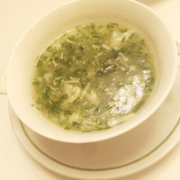 中国飯店 市ヶ谷店 - 中国飯店 白身魚とナズナのとろみスープ