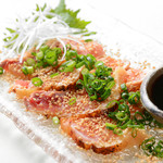 やきとんうまいもん横丁 まるたか - 知覧鶏たたき